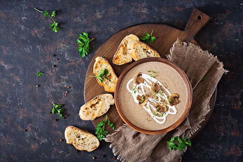 Супа од пире од печурки - миризливо јадење за здрава исхрана