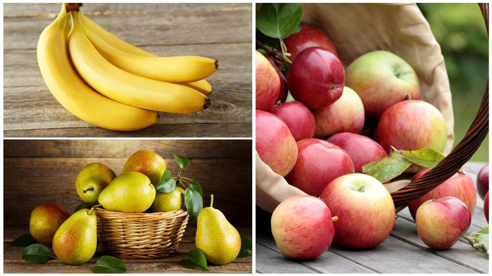 Добри плодови за гихт - банани, круши и јаболка